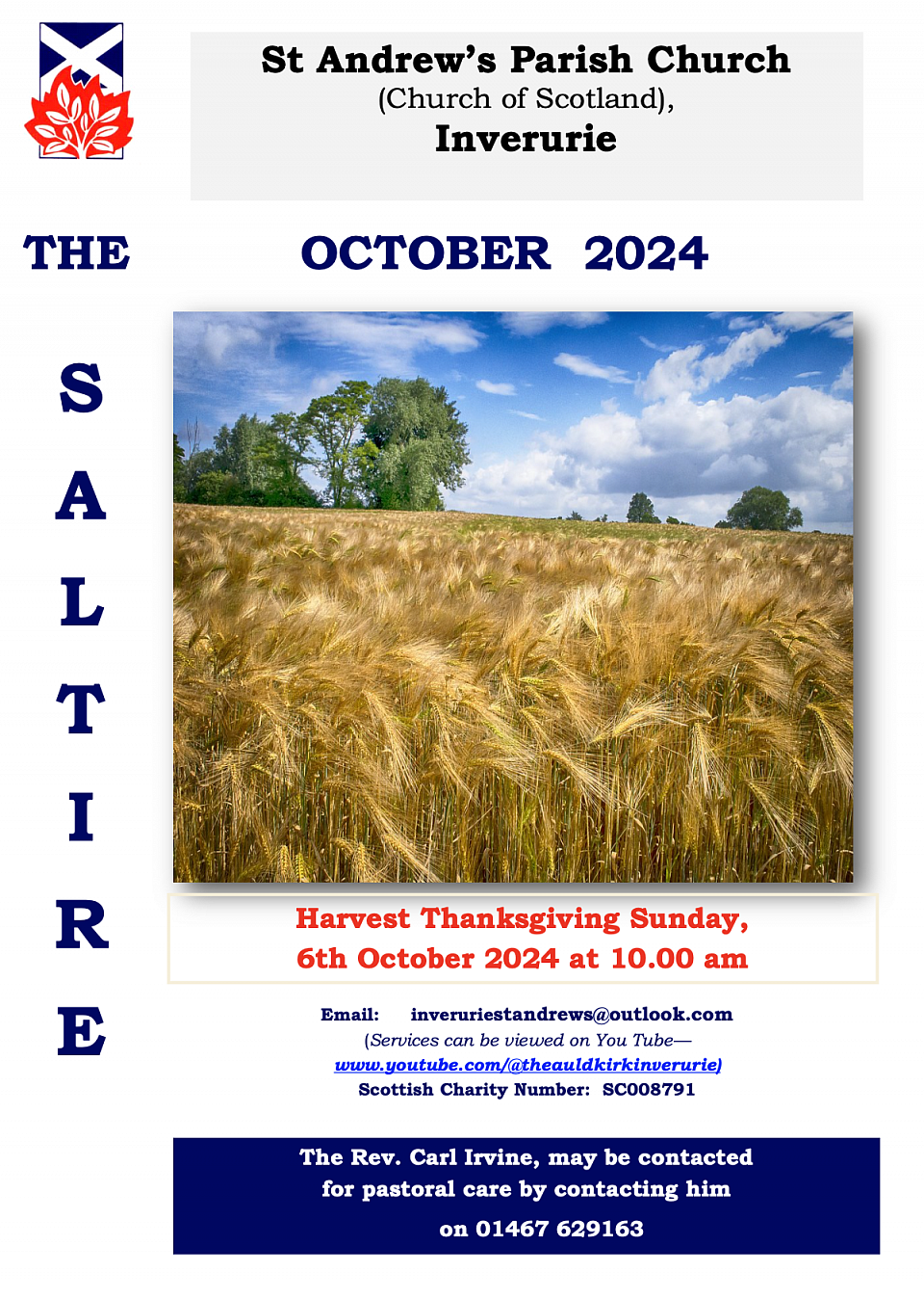 Saltire Newsletter Cover