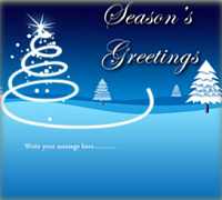 Christmas card article: Season's Greetings