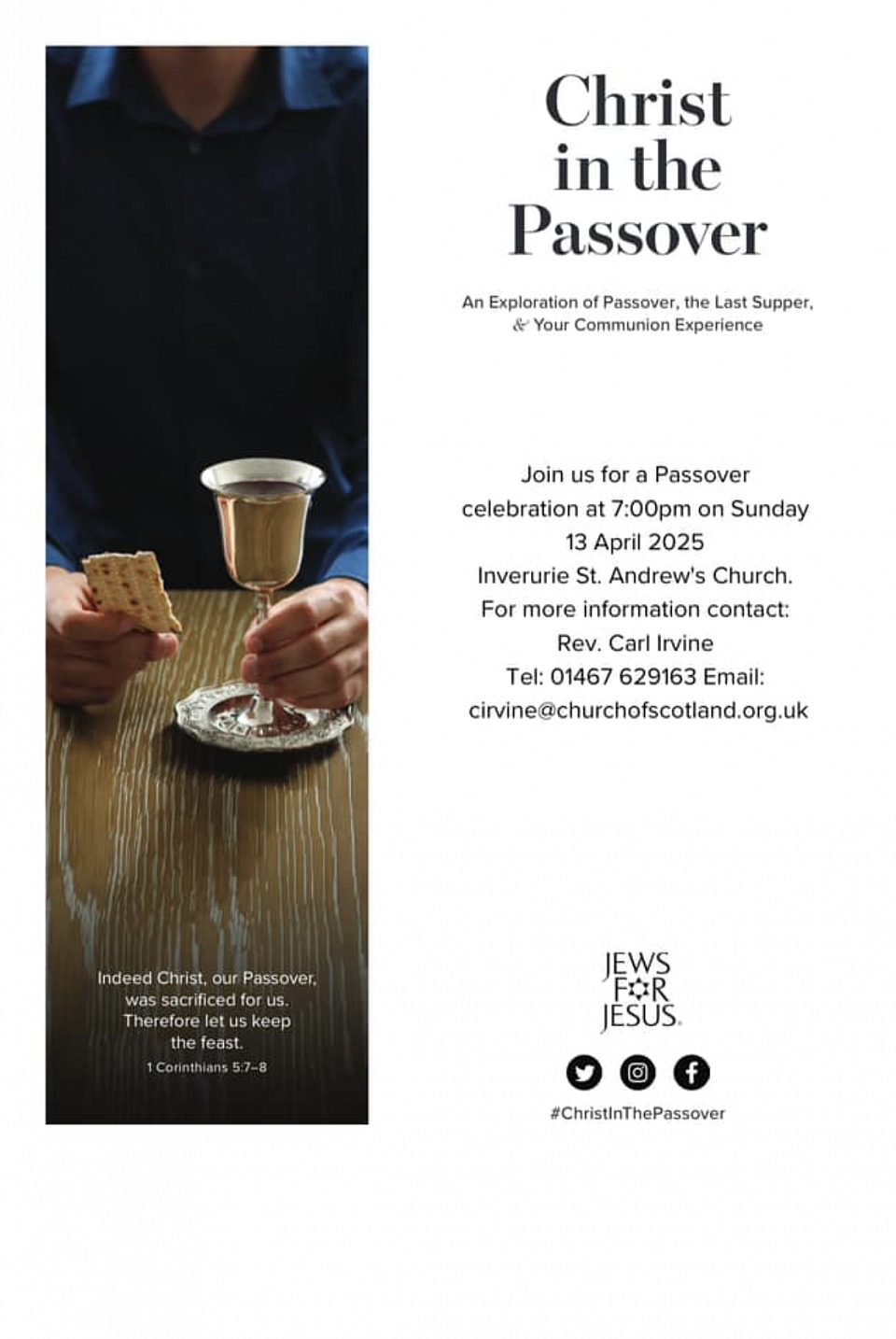 Christ in the Passover Poster