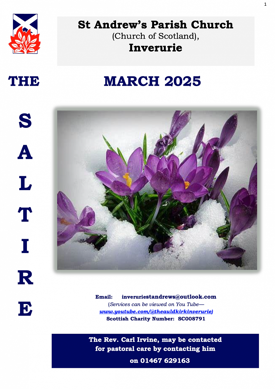 Saltire Newsletter Cover